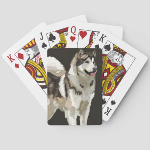Husky Dog Classic Playing Cards