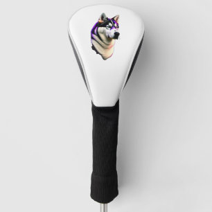 Husky Dog Design Golf Head Cover
