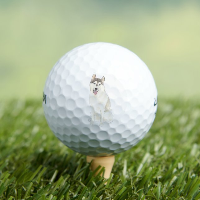 Husky Dog Golf Balls (Insitu Tee)