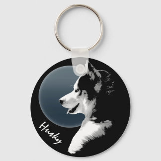Husky Dog Key Chains Custom Husky Pup Keychains