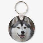 Husky Dog Keychain