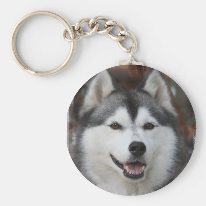 Husky Dog Keychain