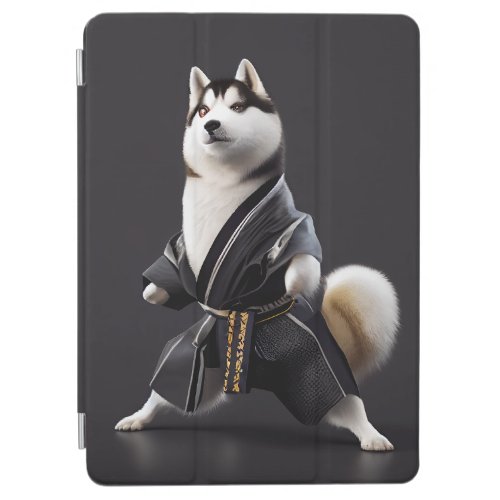 Husky Dog Knows Karate Husky Dog Karate Player iPad Air Cover