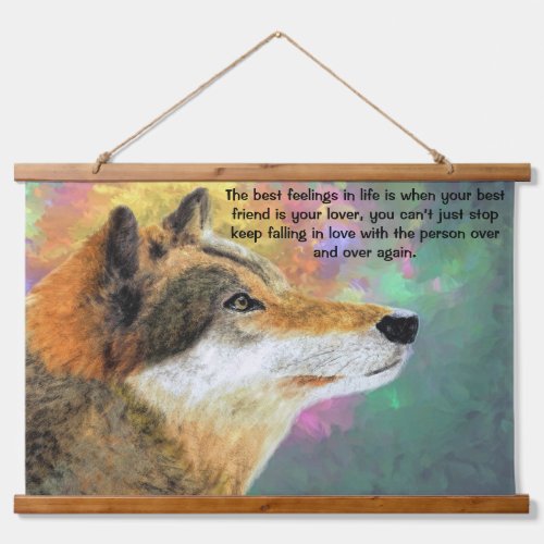 Husky Dog Lou Lou  Hanging Tapestry