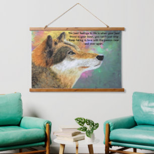Husky Dog Lou Lou Hanging Tapestry