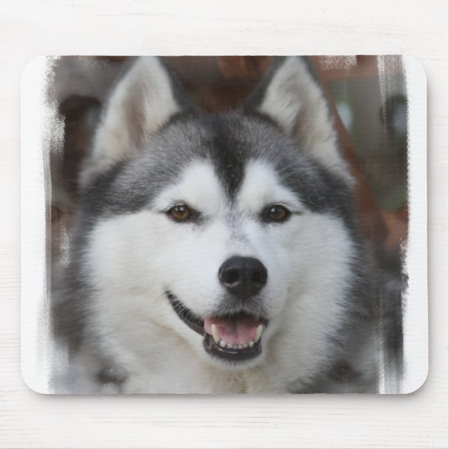 Husky Dog Mouse Pad (Front)