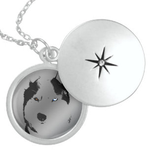 Husky Dog Necklace Siberian Husky Eyes Necklace