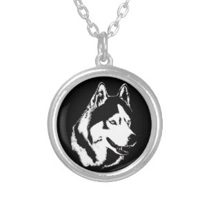 Husky Dog Necklace Siberian Husky Malamute Jewelry
