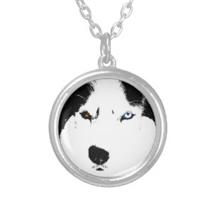 Husky Dog Necklace Siberian Husky Malamute Jewelry