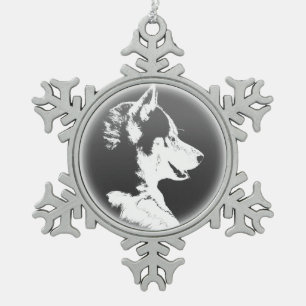 Husky Dog Ornament Custom Husky Puppy Decoration