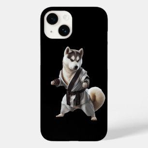 Husky Dog Play Karate, Karate Champion Husky Dog Case-Mate iPhone 14 Case