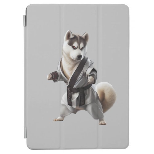 Husky Dog Play Karate Karate Champion Husky Dog iPad Air Cover