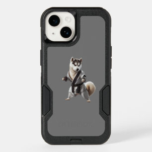 Husky Dog Play Karate, Karate Champion Husky Dog OtterBox iPhone 14 Case