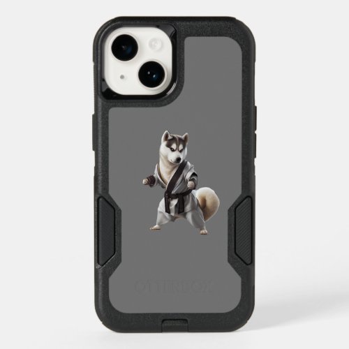 Husky Dog Play Karate Karate Champion Husky Dog OtterBox iPhone 14 Case