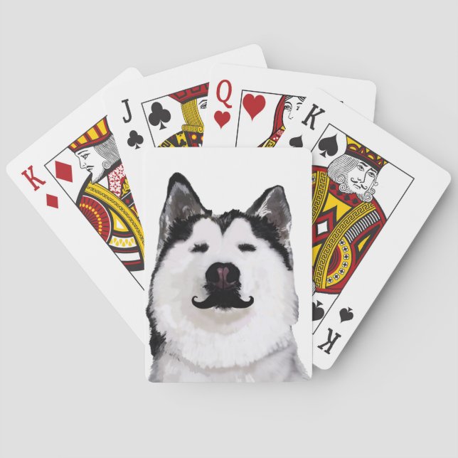 Husky Dog  Playing Cards (Back)