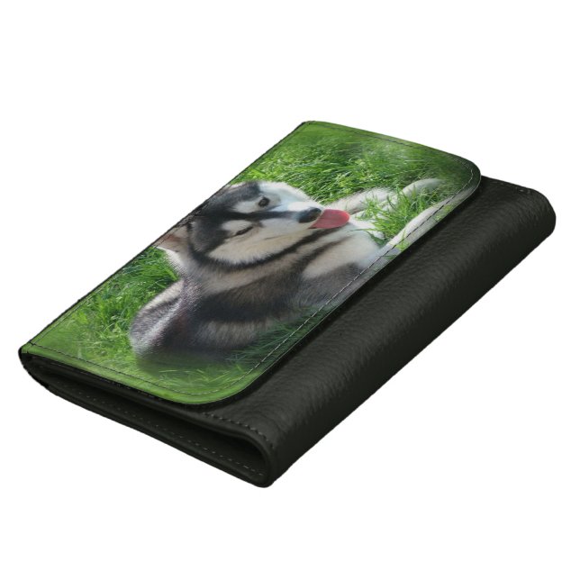Husky Dog Wallet For Women (Bottom)