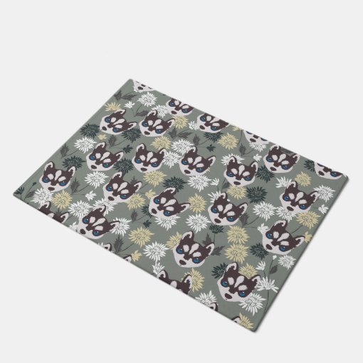 Husky Door Mat Zazzle