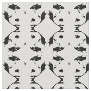 Husky Fabric Siberian Husky Fabrics Dog Pattern