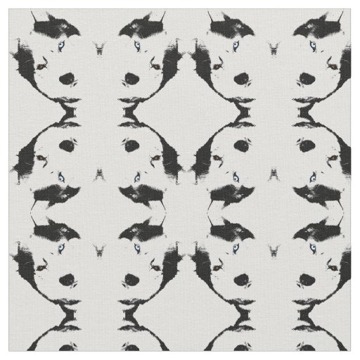 Husky Fabric Siberian Husky Fabrics Dog Pattern
