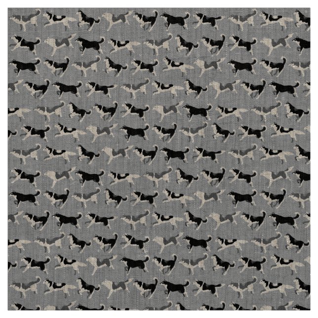 Husky Fabric Siberian Husky Fabrics Dog Textiles (Swatch)