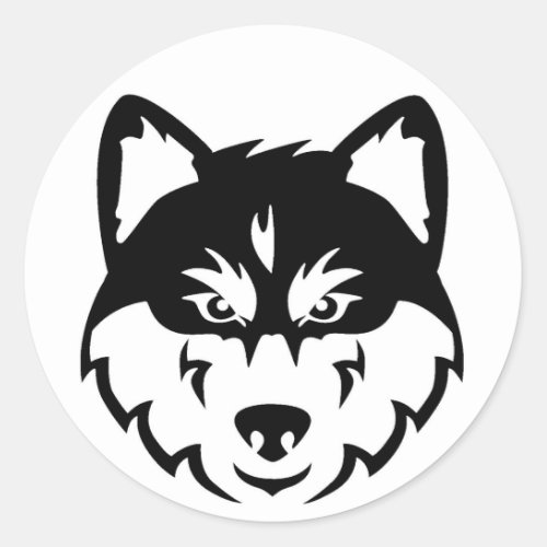 Husky Face Stickers