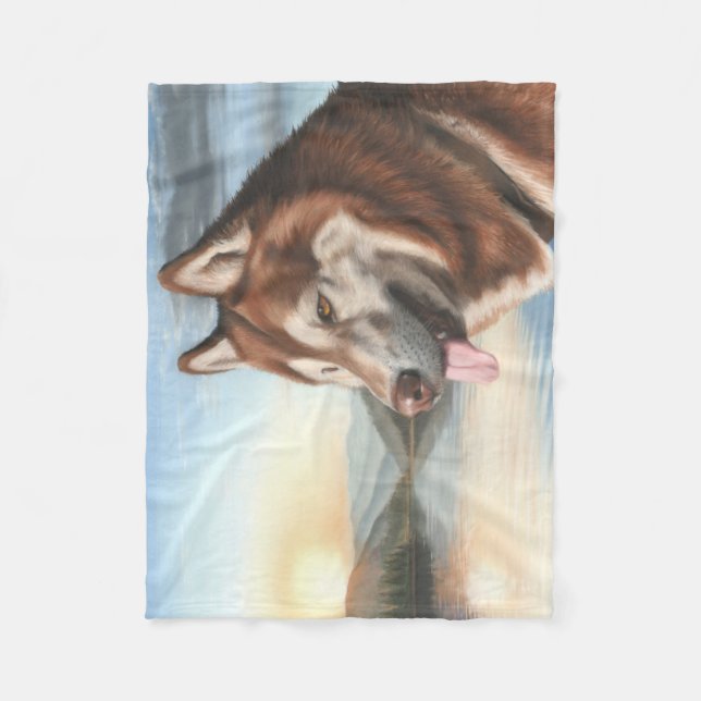 Husky Fleece Blanket (Front)
