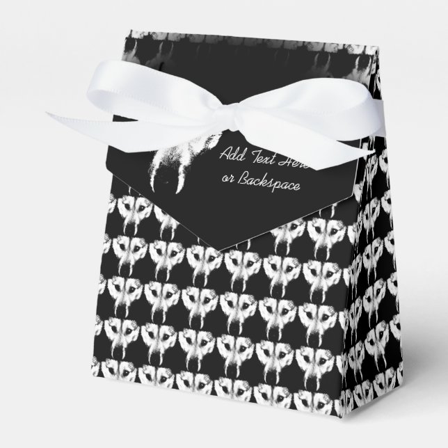 Husky Gift Box Personalize Wolf Dog Gift Boxes (Front Side)