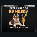 Husky gift | Funny Husky Lovers Gifts Calendar<br><div class="desc">Husky gift | Funny Husky Lovers Gifts</div>