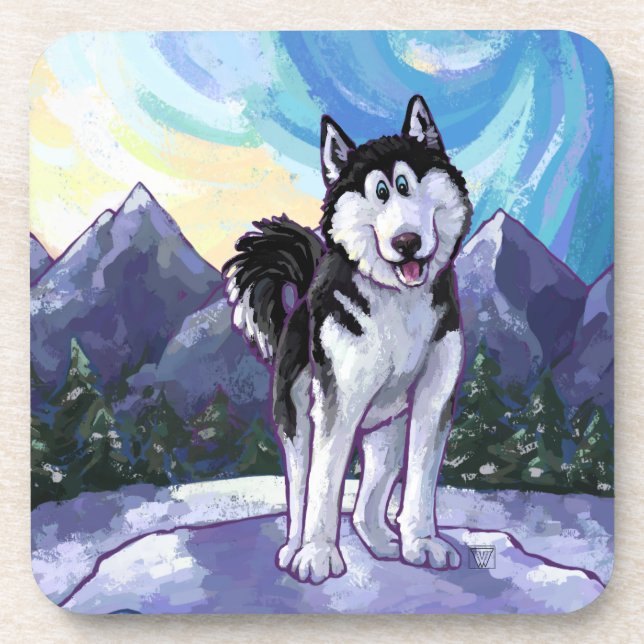 Husky Gifts & Accessories Drink Coaster (Front)