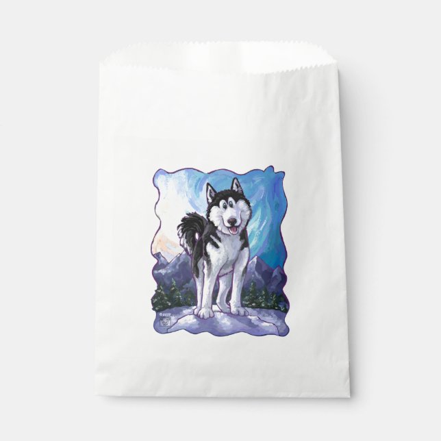 Husky Gifts & Accessories Favor Bag (Front)