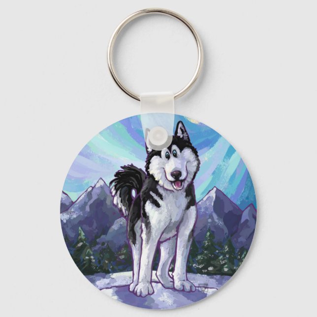 Husky Gifts & Accessories Keychain (Front)