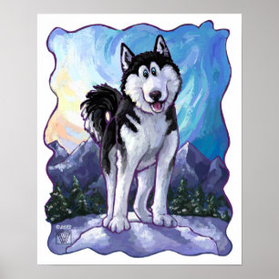 Husky Gifts & Accessories Poster