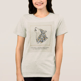 Husky Grace & Wilderness – Women Heather Gray Tri-Blend Shirt