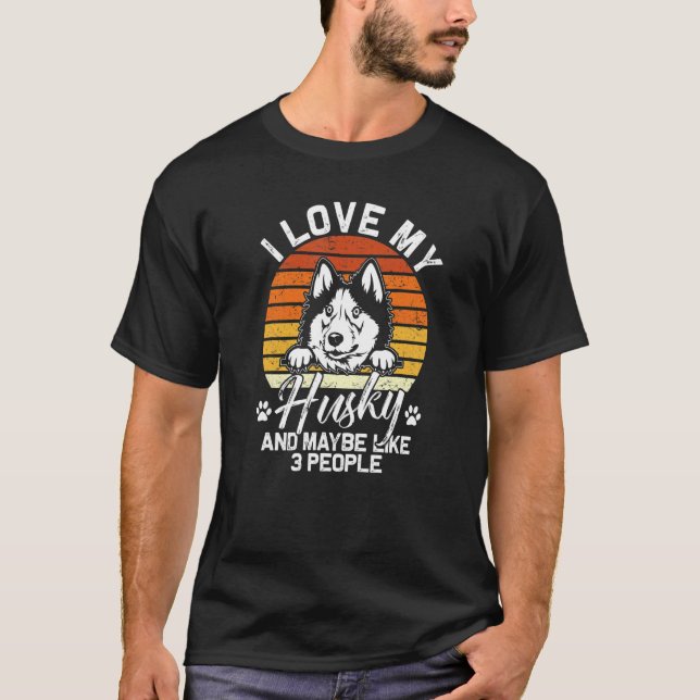 Husky  Graphic For Women Men Kids Husky 9 T-Shirt (Front)