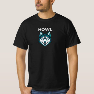 Husky HOWL – Fierce Arctic Wolf Dog T-Shirt