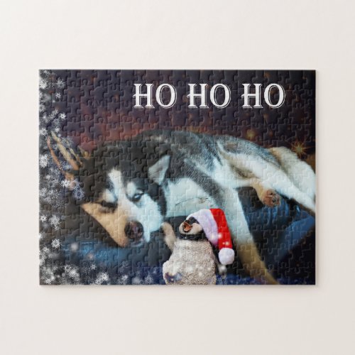 Husky Humbug Christmas Jigsaw Puzzle