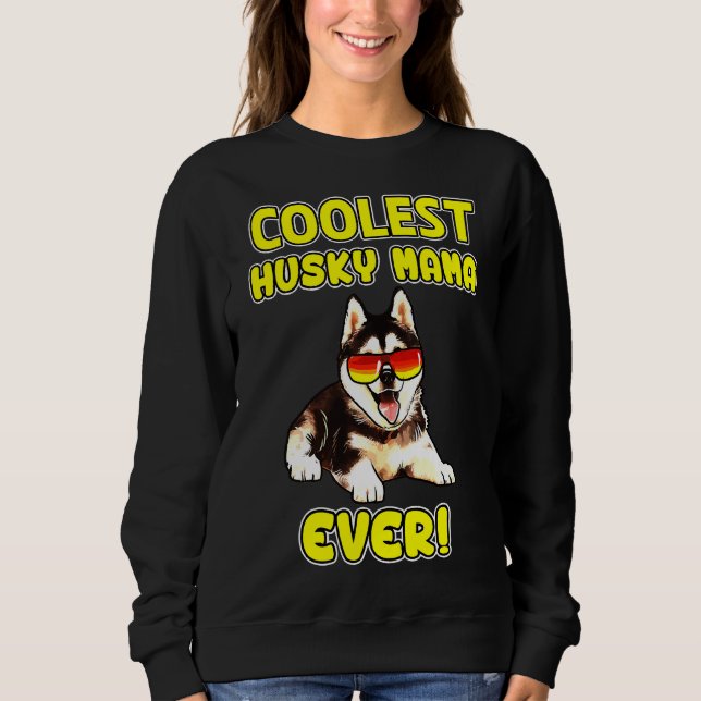 Husky  Husky Mom     Sweatshirt (Front)