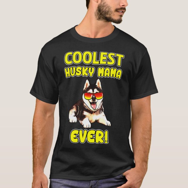 Husky Husky Mom T-Shirt