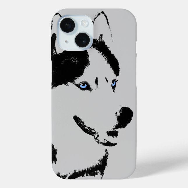 Husky iPhone Case Siberian Husky Malamute Cases (Back)