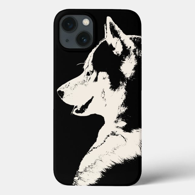 Husky iPhone Case Sled Dog Husky Pup Phone Cases (Back)