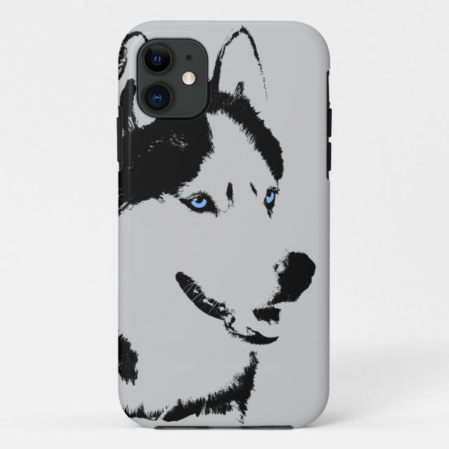 Husky iPhone Cases Siberian Husky Malamute Cases (Back)