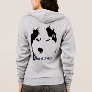 Husky Jacket Women's Sled Dog Personalized Jacket Hoodie