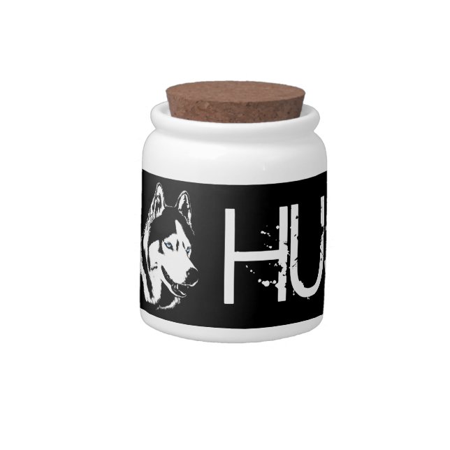 Husky Jar Cool Siberian Husky Candy Jars Gifts (Left)