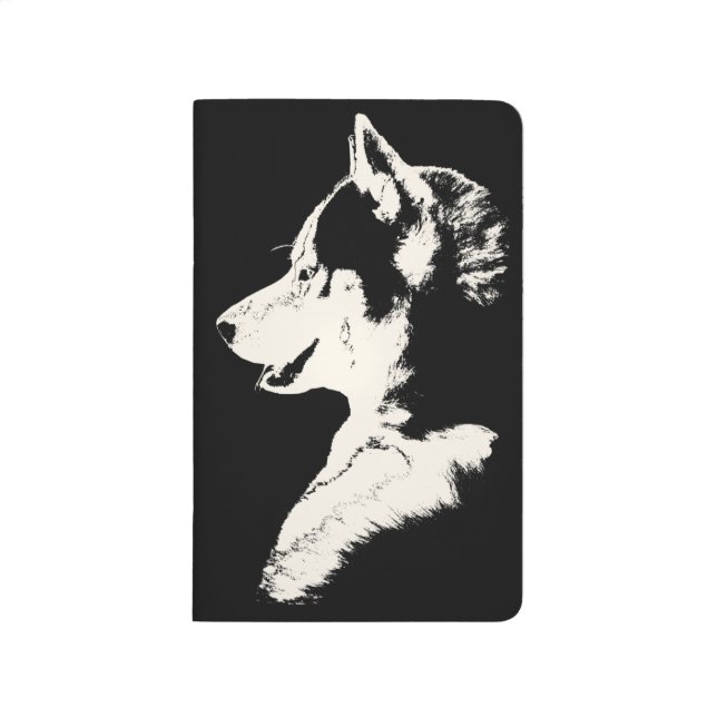 Husky Journal Custom Siberian Husky Notebook Gifts (Front)