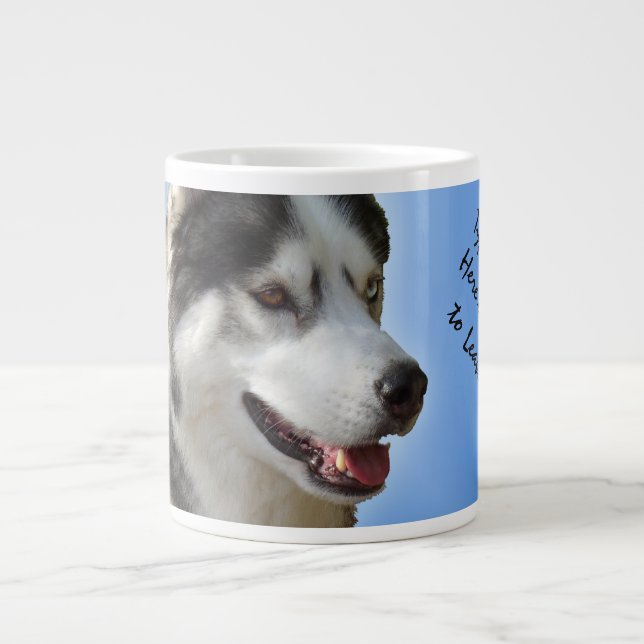 Husky Jumbo Mug Siberian Husky Cup Personalized (Front)
