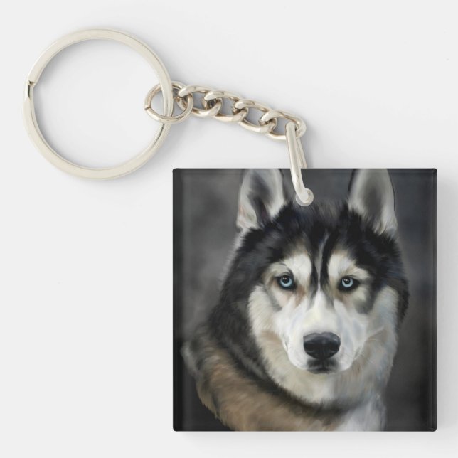 Husky Keychain (Front)