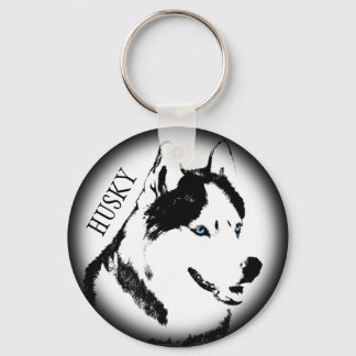 Husky Keychain Husky Malamute Dog Keychain Custom