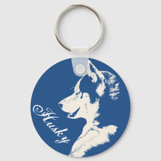 Husky Keychain Siberian Husky Dog Keychain Custom