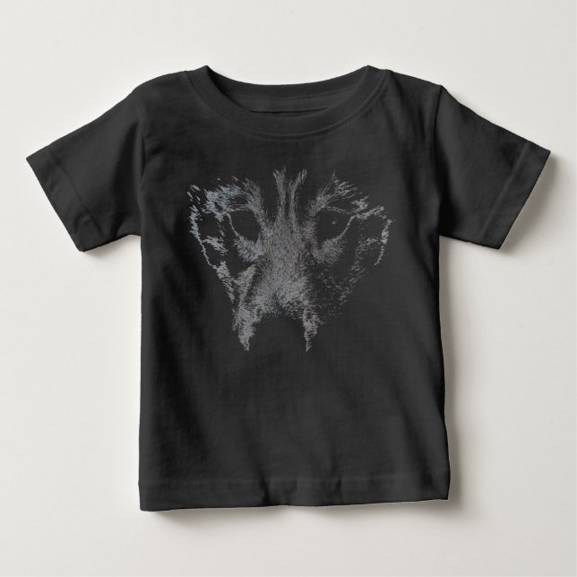 Husky Kid's Hoodie Kid's Wolf Dog Puppy Sweatshirt Baby T-Shirt (Front)