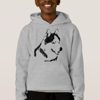 Husky Kid's Hoodie Toddler Husky Hoodie Sweatshirt